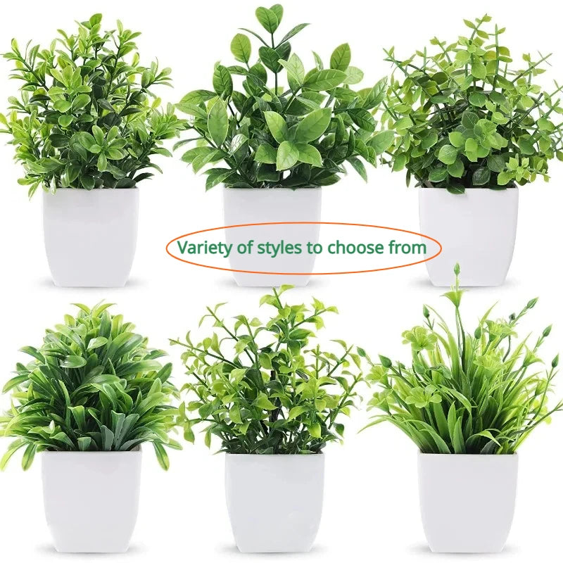 Bonsaï d'eucalyptus artificiel – Décoration verte pour l'intérieur et l'extérieur