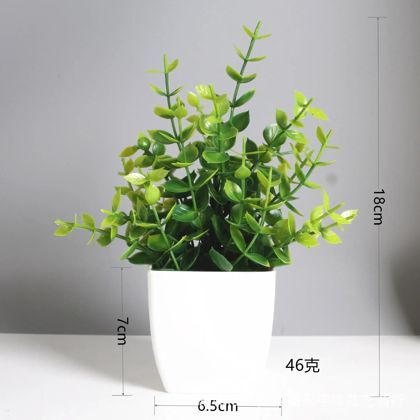Bonsaï d'eucalyptus artificiel – Décoration verte pour l'intérieur et l'extérieur