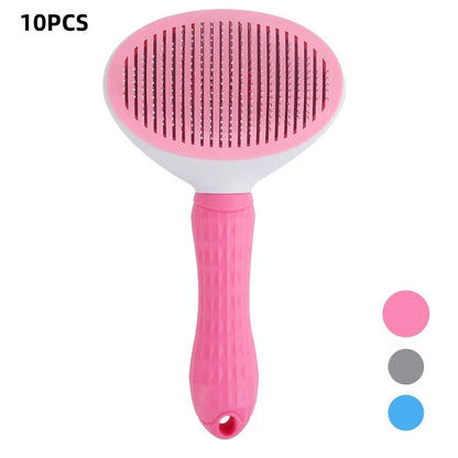 Self-Cleaning Pet Grooming Brush – Effortless Hair Removal for Dogs & Cats