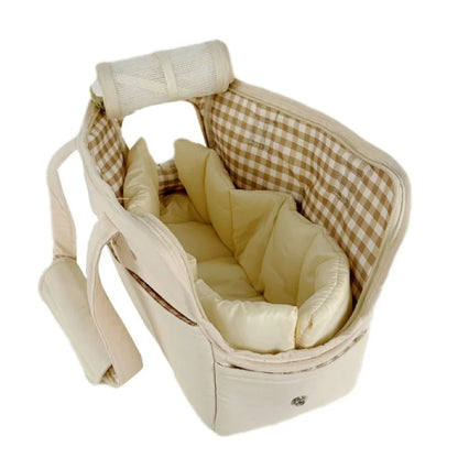 Portable Dog Carrier Bag – Comfortable Shoulder Tote for Small Dogs & Cats