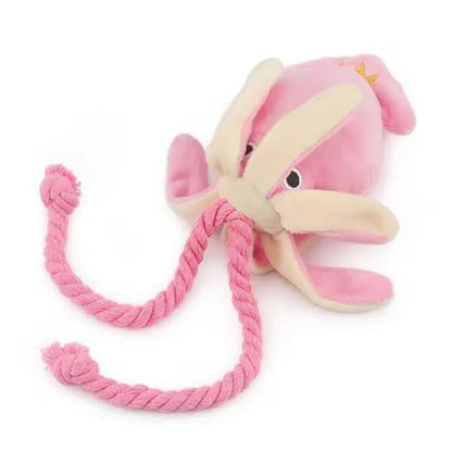 Interactive Octopus Rope Toy – Durable Chew & Teeth Cleaning Toy for Dogs & Cats
