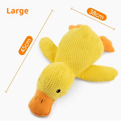 Interactive Squeaky Duck Dog Toy – Bite-Resistant Chew Toy for Teeth Cleaning & Play