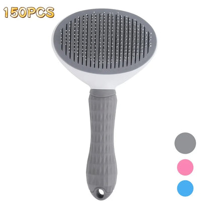Self-Cleaning Pet Grooming Brush – Effortless Hair Removal for Dogs & Cats
