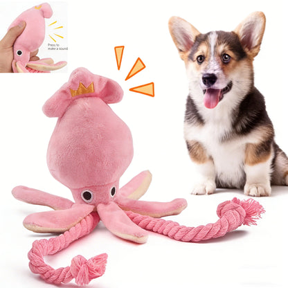 Interactive Octopus Rope Toy – Durable Chew & Teeth Cleaning Toy for Dogs & Cats