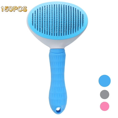 Self-Cleaning Pet Grooming Brush – Effortless Hair Removal for Dogs & Cats