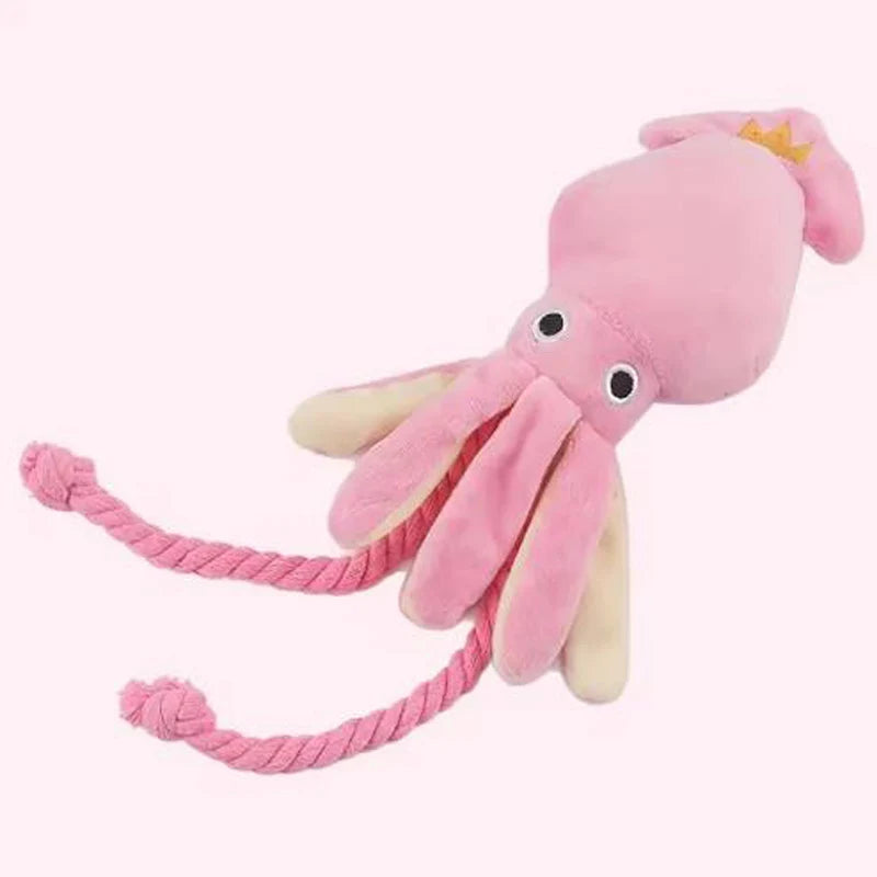 Interactive Octopus Rope Toy – Durable Chew & Teeth Cleaning Toy for Dogs & Cats