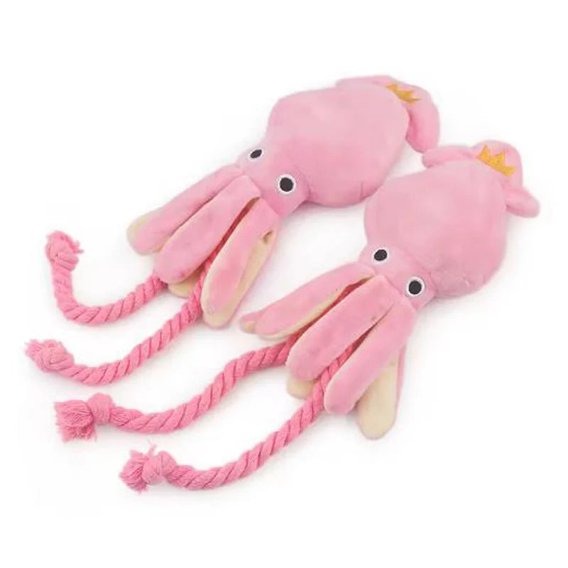 Interactive Octopus Rope Toy – Durable Chew & Teeth Cleaning Toy for Dogs & Cats