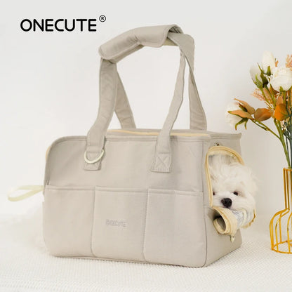 Portable Dog Carrier Bag – Comfortable Shoulder Tote for Small Dogs & Cats